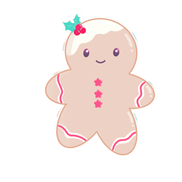 Ginger Snap 2" Sticker