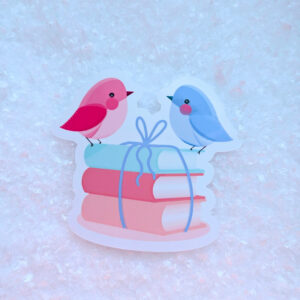 Chapter Chirper 2 inch gloss vinyl sticker