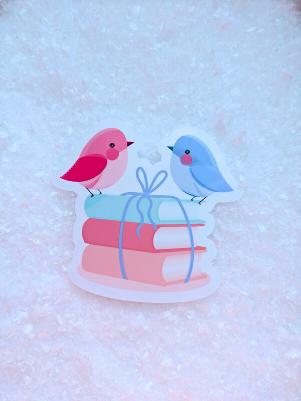 Chapter Chirper 3 inch gloss vinyl sticker