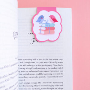 Chapter Chirpers Coral Magnetic Bookmark original design by Ateu of Ateu Studio
