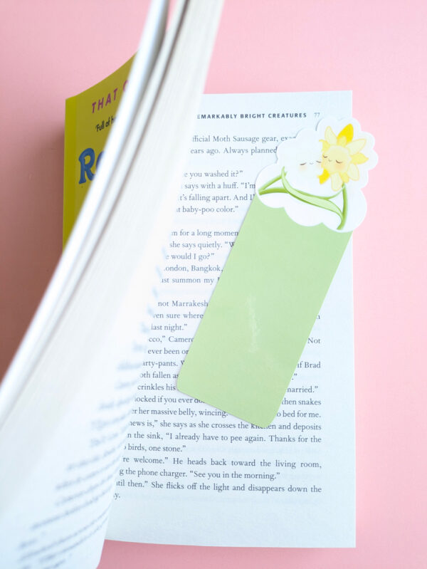 Daffodil Hug Szn Bookmark - Lime Burst
