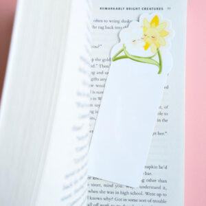 Daffodil Hug Szn Bookmark - White Bloom