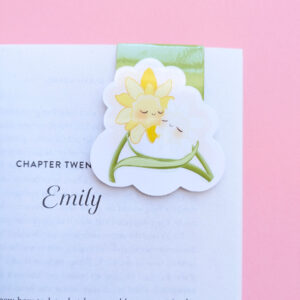 Daffodil Hug Szn Magnetic Bookmark - Lime Burst